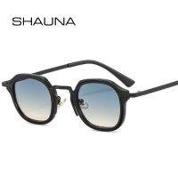 【Versatile】 SHAUNA แฟชั่นแว่นตากันแดดสี่เหลี่ยมเล็กๆผู้หญิง Retro Punk Shades UV400ผู้ชายแว่นตากันแดดยอดนิยม