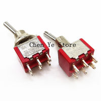 20PCS SH T80-T Series Flat Handle 6.35Mm Panel Mount Mini Toggle Switch 3pin 6pin ON-On ON-ON-ON สำหรับรุ่น RC Remote CONTROLLER