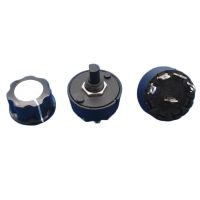 2 pcs new high quality 2 3 4 gear 5 6 7 gear with knob cap rotary gear switch 6A 250V power switch