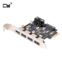 4 Ports PCI E to USB 3.0 HUB PCI Express Expansion Card Adapter 5Gbps for Motherboard