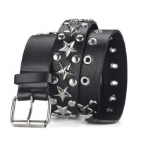 ✜♈◘ Studded Rock Punk Belt Women