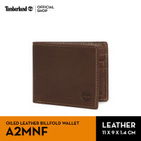 Timberland Mens Oiled Leather Billfold Wallet กระเป๋าสตางค์หนังแท้ (A2MNF)