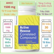 AHCC 1500mg - 90 Viên - Tăng Cường Miễn Dịch - Diệt HPV