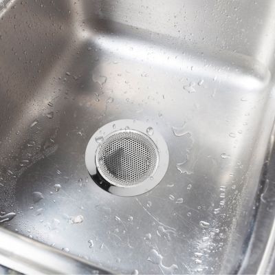 【CC】☋◕  2 Pcs Sink Strainer Floor Sinks Filter Dish Basin Drain Basket Food Hair Catcher
