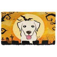 CLOOCL Doormat Magic Forest Cartoon Dog Graphic 3D Print Rug Kitchen Mats Water Absorption Non-slip Mat for Halloween