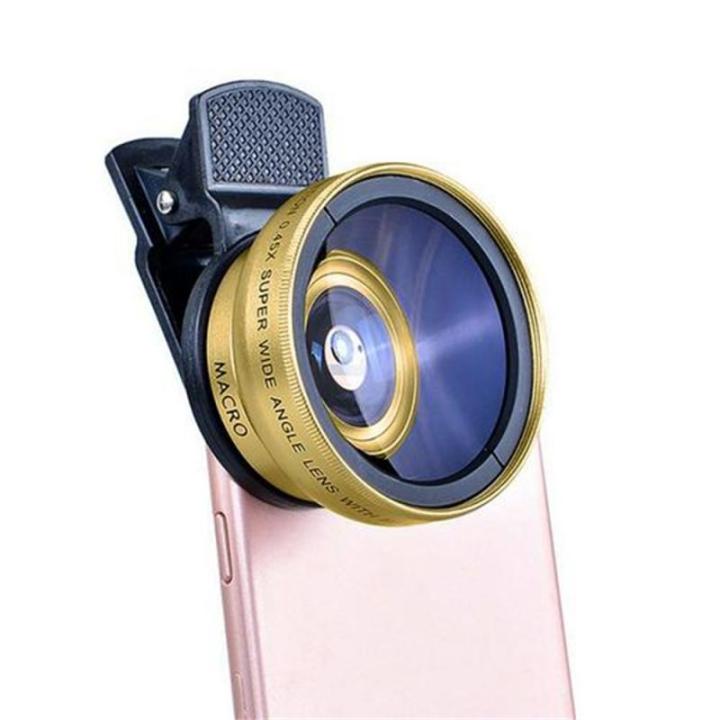 เลนส์กล้องมืออาชีพคลิปเลนส์มุมกว้าง2-in-1-hd-เลนส์ศัพท์มือถือเลนส์กล้อง-lentes-ไมโครเลนส์37มิลลิเมตรกล้องสากล