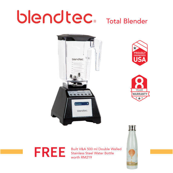 Blendtec 1560-Watt Total Blender Package with FourSide Jar and Go Jar -  20639000