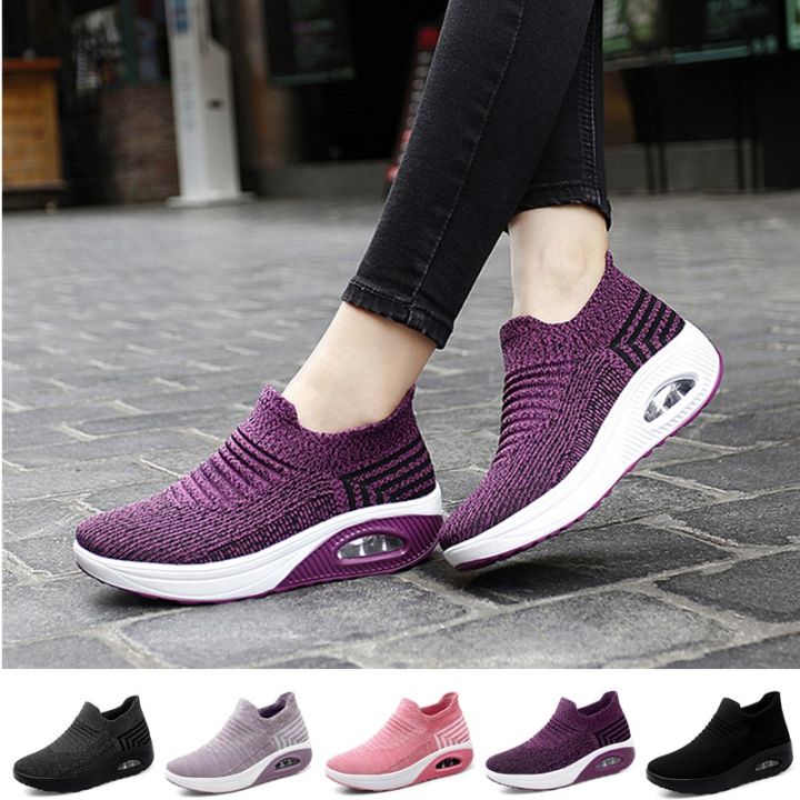 Sneakers Women Walking Shoes Outdoor Casual Sports Footwears Breathable Tennis  Shoe Platform Air Cushion Zapatillas Aire Mujer 