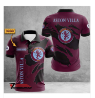 Aston Villas new high-quality custom design polo shirt 2023 Latest (online contact for free customization) - NO.4556LKJD