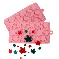 1pc Silicone Molds for Crafts Silicone Leaves Chocolate Mold  Maple Leaf Shapes  Baking Tools Non-stick Bread Cake  Cookie Accessories