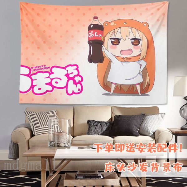 himono-onna-background-cloth-hanging-cloth-tapestry-anime-decoration-cloth-bedroom-decoration
