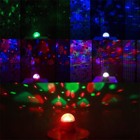 Disco Lamp Wireless Bluetooth Speaker RGB Light Disco Mirror Ball LED Light DJ Club Strobe Party Lamp Music Laser Projector