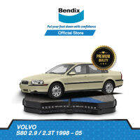 Bendix ผ้าเบรค Volvo S80 2.9 / 2.3T (ปี 1998-05) ดิสเบรคหน้า+ดิสเบรคหลัง (DB1445,DB1659)