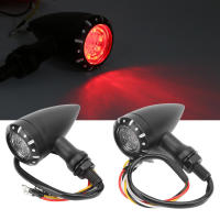 12V ไฟเลี้ยวรถจักรยานยนต์ไฟสัญญาณวินเทจ Flasher Double Color LED Universal