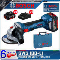 [โปรส่งฟรี!! สินค้าใหม่ล่าสุด] BOSCH เครื่องเจียร์ หินเจียร์ ไร้สาย 18V ขนาด 4 นิ้ว (BL MOTOR : มอเตอร์ไร้แปรงถ่าน) รุ่น GWS 180-LI