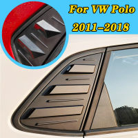 ด้าน Vent ด้านหลังหน้าต่าง Shades Scoop Louver ชัตเตอร์สติกเกอร์สำหรับ VW Polo 2011 2012 2013 2014 2015 2016 2017 2018ซีดาน