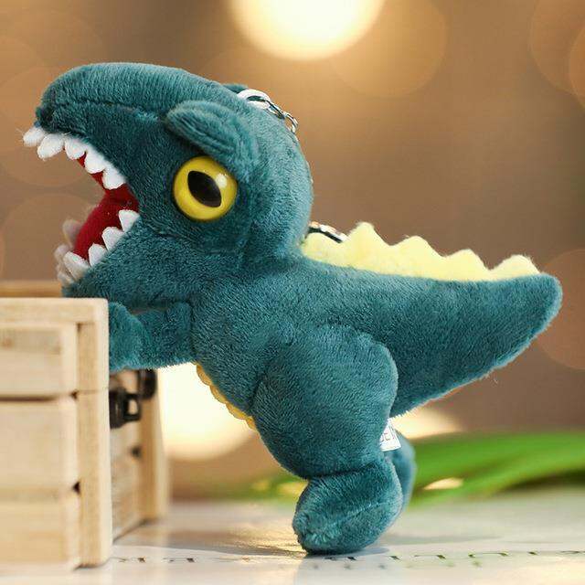 cw-new-dinosaur-plush-toys-cute-keychain-cartoon-tyrannosaurus-stuffed-toy-dolls-keychain-for-children-birthday-christmas-gift