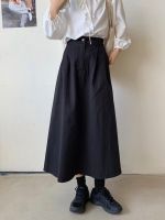 Spot parcel post Pear Shapes Wear Summer plus Size Workwear Skirt Womens Umbrella Skirt Khaki Skirt Slimming a Line Skirt Long Dress