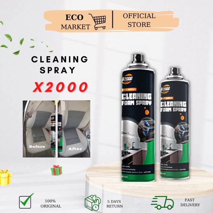 【READY STOCK】 X2000 Cleaning Spray Foam and House x2000 MultiPurpose
