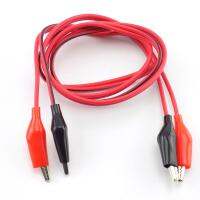 【YF】❁☏  1M electrical Alligator Wire Test Leads Double-ended cords Roach for multimeter