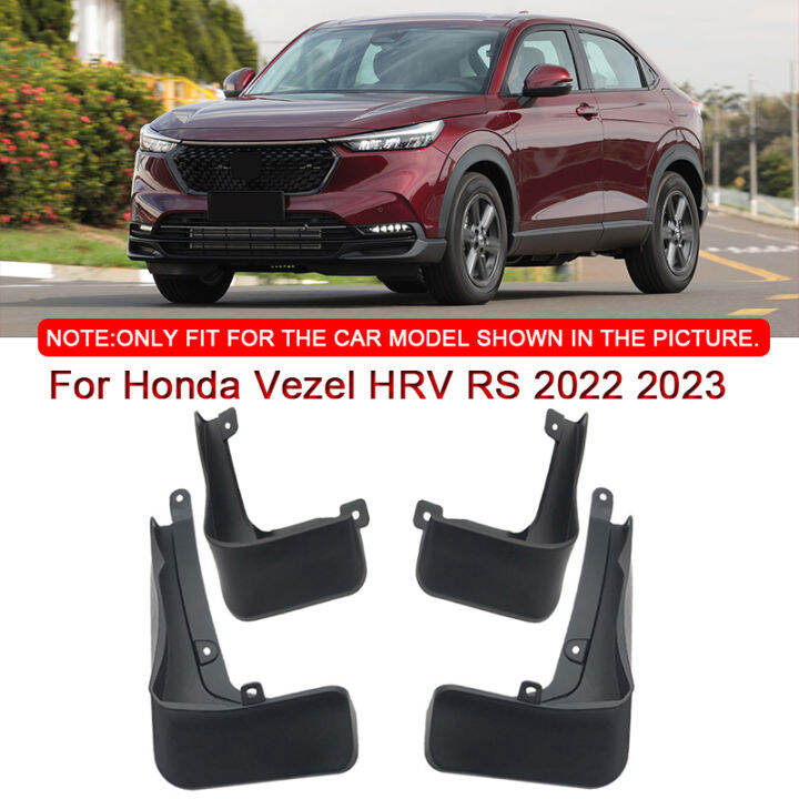 รถจัดแต่งทรงผมสำหรับฮอนด้า-vezel-hrv-e-el-rs-2015-2023-abs-รถโคลนอวัยวะเพศหญิงสาดยามบังโคลนบังโคลนหน้าบังโคลนหลังอุปกรณ์เสริม