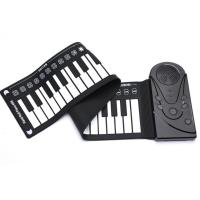 Hand Roll Up Piano Portable 49 Key Flexible Soft Keyboard Electronic Piano Children Learning And Exercising Keyboard Instruments