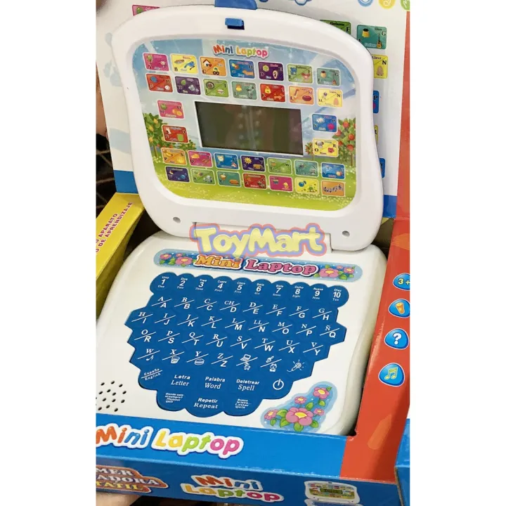 Dual Language Smart Learning Laptop English Spanish Letter Number