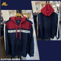 MC jeans hoodie navy sweatshirt polyester - soft and comfortable 0140