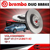 จานเบรกหน้า    VW Golf VII (1.4 2.0GTI R) (HC) 13-&amp;gt; (09 C306 11)