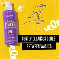 ทรีทเม้นท์ บำรุงผม Aussie Miracle Curls Co-Wash Traitement Nettoyant With Coconut &amp; jojoba oil 500ml.