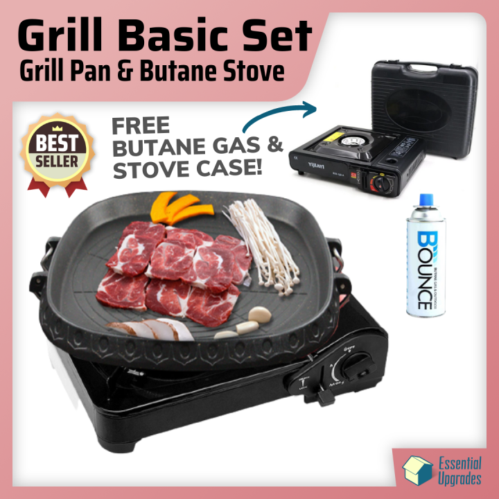 COMPLETE SET Korean Grill basic set Korean BBQ Barbeque hanaro grill