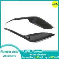 Flameer 2ชิ้นโคมไฟหน้าไฟตัดหมอกคิ้วอุปกรณ์เสริมรถยนต์สำหรับ Byd ปลาโลมาสีดำ