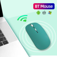 ANMONE เมาส์บลูทูธไร้สายสำหรับ Samsung แล็ปท็อปเมาส์สำหรับเล่นเกมคอมพิวเตอร์ Silent Click Mice PC อุปกรณ์เสริม