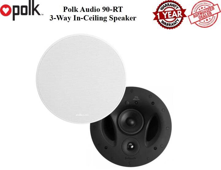 Polk Audio 90RT Vanishing 3Way InCeiling Speaker Lazada PH