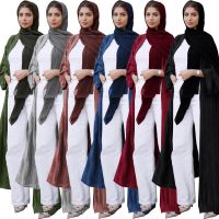เสื้อคาร์ดิแกนสไตล์วินเทจสไตล์พื้นเมืองสำหรับผู้หญิงมุสลิมเสื้อเสื้อโค้ทถักแฟชั่นฤดูร้อนใหม่