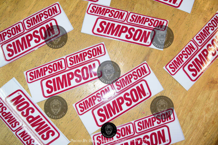 สติกเกอร์simpson-stickersimpson-สติ๊กเกอร์ซิมสัน-ติดหมวกกันน็อคหรือหน้ากาก