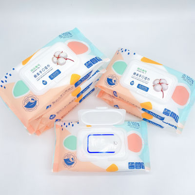 ผ้าเช็ดทำความสะอาดเด็กราคาถูก พร้อมส่ง ราคาถูก น้ำเต็มๆแผ่น Baby Wipes