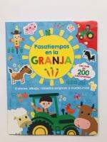 Pasatiempos En La Granja สเปนสติกเกอร์ลิงก์หนังสือกิจกรรมเขาวงกต