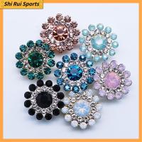 SHIRUI 10PCS 14mm ตัดเย็บเสื้อผ้า ที่เป็นประกาย เครื่องประดับหมวก ปุ่ม พลอยเทียม ตกแต่งเสื้อผ้า หินแก้วคริสตัล