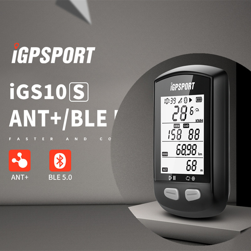 Bluetooth 5.0 IPX6 Waterproof Bike Speedometer with Auto Backlight iGPSPORT Bike Computer GPS Wireless Cycling Computer ANT 
