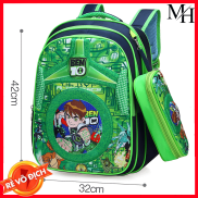 Balo người nhện, BEN 10 siêu nhân CAO CẤP- NHIỀU NGĂN cho bé yêu cấp 1, 2