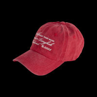 Selfness™ SCRIPT CAP IN RED