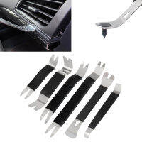 6Pcs แบบพกพา Auto Door Clip Trim Removal ชุดเครื่องมือรถ Dashboard Audio วิทยุแผงซ่อมโลหะ Pry Disassembly Tool