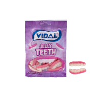 Gói kẹo dẻo trái cây hình hàm răng dễ thương Vidal Tây Ban Nha 80g