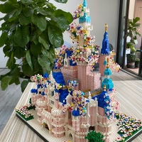 อนุภาคเพชรขนาดเล็กเข้ากันได้กับ Gaole Disney Castle Building Blocks ของเล่นประกอบปริศนาเด็กผู้หญิงที่ยาก