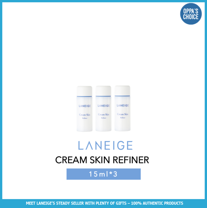 🇰🇷 LANEIGE CREAM SKIN REFINER 15ml*3EA Lazada Singapore