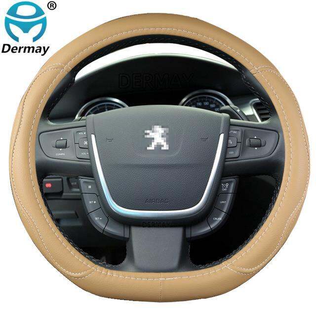 yf-for-peugeot-508-2010-2016-car-steering-wheel-cover-pu-leather-auto-accessories-interior-fast-shipping