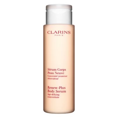 Clarins Renew-Plus Body Serum Age-Defying Concentrate 200 ml ผลิตภัณฑ์บำรุงเพื่อรับมือกับริ้วรอยสำหรับผิวกาย
