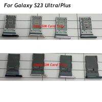 อะแดปเตอร์ที่ใส่ซิมการ์ดถาดใส่ซิมแบบคู่5ชิ้นเหมาะสำหรับ Samsung Galaxy S23การเปลี่ยนซิมการ์ดแบบเดี่ยว5G