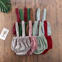 New 8 Colors Baby Corduroy Suspender Rompers 0-24M Newborn Toddler Boys Girls Overalls Shorts Sling Bodysuit Jumpsuit  by Hs2023